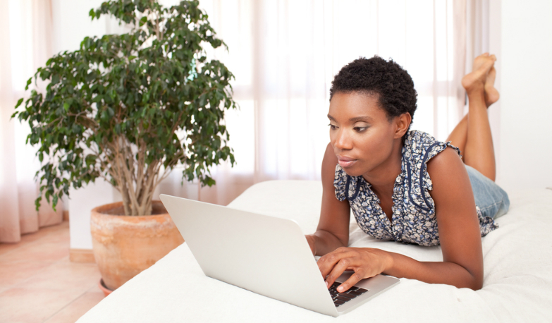 Woman reading about SUI